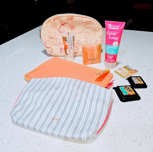 IPSY BAG SET FUN SUMMER COLORS COSMETIC BAG SET - Picture 3 of 3